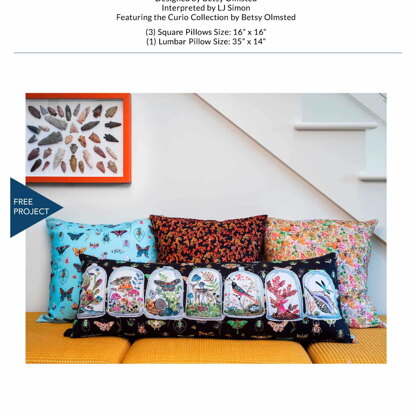 Windham Fabrics Curio Pillows - Downloadable PDF