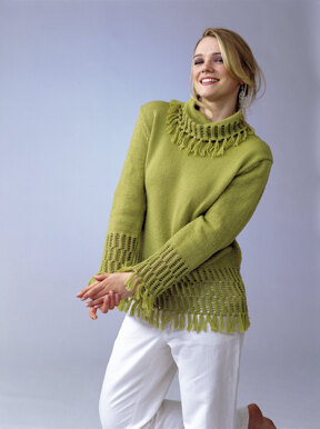 Ladies’ Sweater in Schachenmayr Merino Extrafine 120 - 5950 - Downloadable PDF