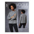 Vogue Misses' Top V1635 - Paper Pattern, Size L-XL