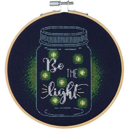 Dimensions Be the Light Counted Cross Stitch Kit with 6in Hoop