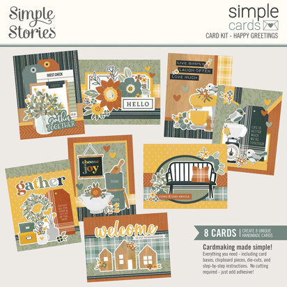 Simple Stories Simple Cards Card Kit - Happy Greetings