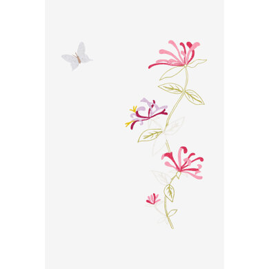 Flowers And Butterfly in DMC - PAT0871 - Downloadable PDF
