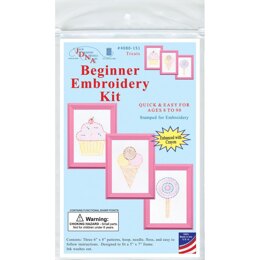 Jack Dempsey Beginner Embroidery Kit - Treats (Multi)