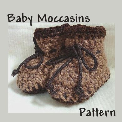 Baby Moccasins Booties | Crochet Pattern by Ashton11