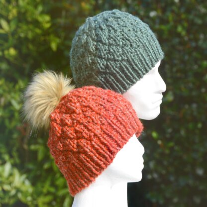 Easy Quick Knit Bobble Hat KPPS02