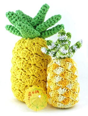 Funky Pineapple Decor in Hoooked RibbonXL - Downloadable PDF