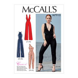 McCall's Misses' Jumpsuits M7910 - Sewing Pattern