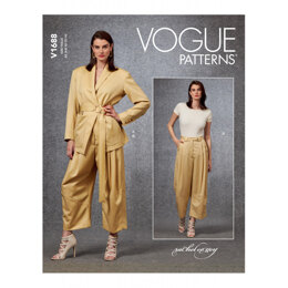 Vogue Misses' Jacket, Belt & Pants V1688 - Sewing Pattern