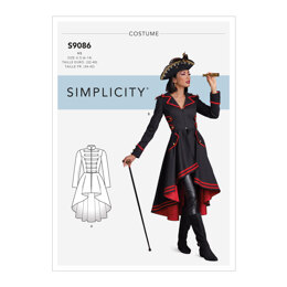 Simplicity Misses' Steampunk Costume Coats S9086 - Sewing Pattern