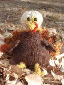 Tom the Turkey knit flat