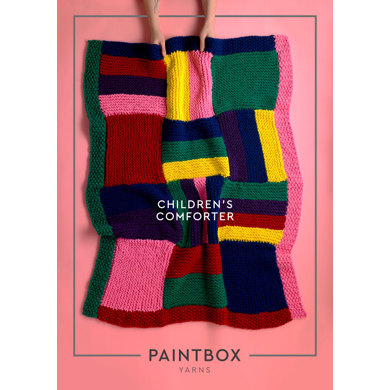 Children's Comforter : Knitting Pattern for Home in Paintbox Yarns Super Bulky | Super Chunky Yarn