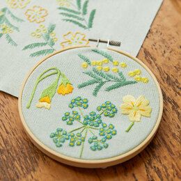 DMC Mindful Making The Quiet Garden Embroidery Kit