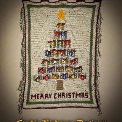 Christmas Tree Advent Calendar - overlay mosaic