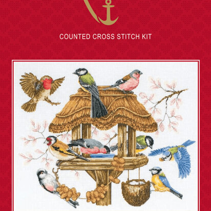 Anchor Bird Table Cross Stitch Kit