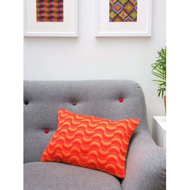 Anchor Essentials: Tina Francis Bargello Wave Lumbar Cushion Longstitch Kit