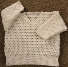 Cosy Sweater for Baby Crochet Pattern