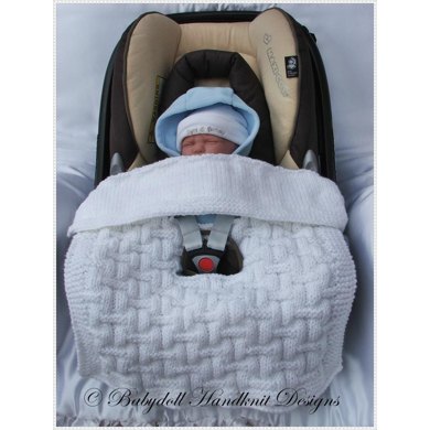 8 Patterns for Car Seat Blankets to fit standard 0-9m car seats