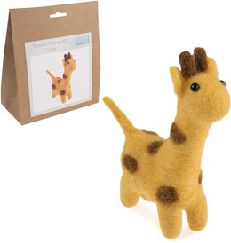Trimits Needle Felting Kit: Giraffe - 9 x 11.5cm
