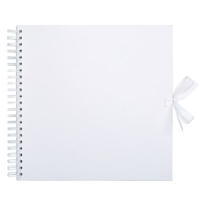 Papermania 12 x 12" Scrapbook - White
