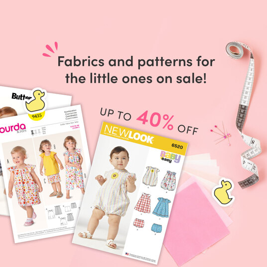 Up to 40 percent off sewing & quilting for baby shower!