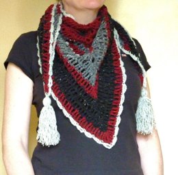 Idris shoulder shawl / kerchief / shawlette