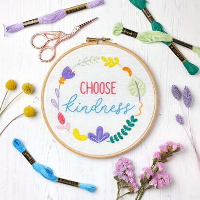 Anchor freestyle: Ana Clara Kindness Embroidery Kit