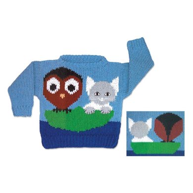 Owl and the Pussycat Sweater to Knit