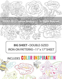 Sublime Stitching Big Blooms - Big Sheet Embroidery Transfer Patterns