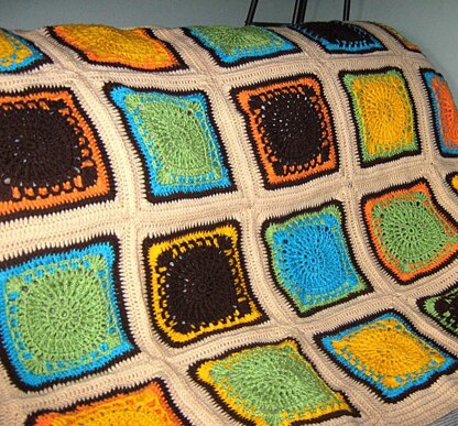 Autumn Warmth Afghan Square