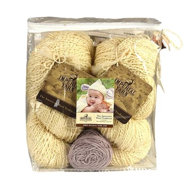 Imperial Yarn Lamb Baby Blanket Knitting Kit