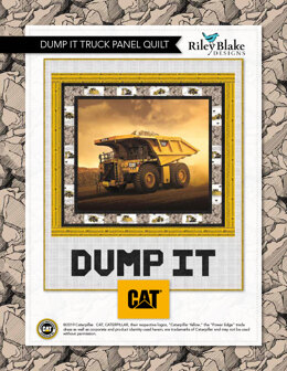 Riley Blake Dump It Truck Panel Quilt - Downloadable PDF