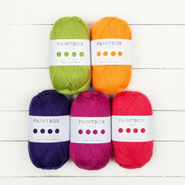 Paintbox Yarns Wool Mix Aran 5er Farbset