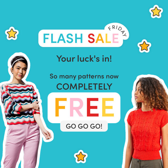 Flash Sale Friday - selected patterns are free!