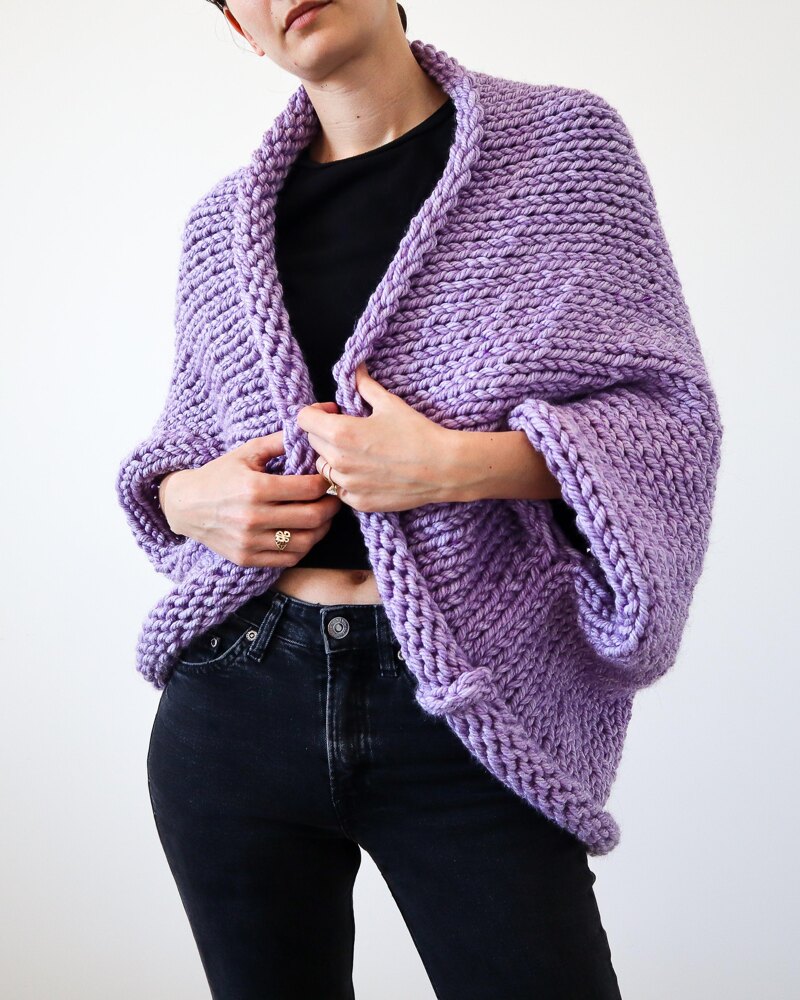 Super Chunky Slouchy Shrug Knitting pattern by Michelle ...