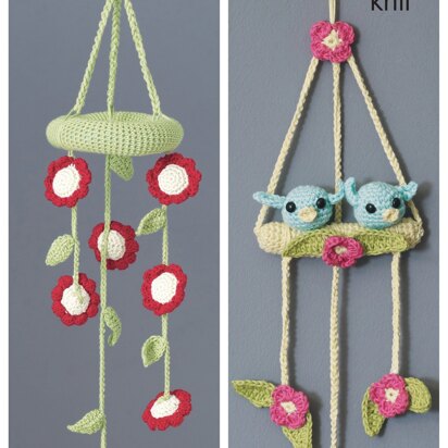 Baby Mobiles in King Cole Bamboo Cotton DK - 9037pdf - Downloadable PDF