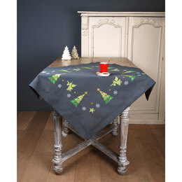 Vervaco Tablecloth Christmas angels Cross Stitch Kit