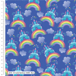Craft Cotton Company Once Upon a Time - Castle Rainbow