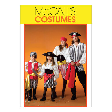 McCall's Misses'/Men's/Children's/Boys'/Girls' Costumes M4952 - Sewing Pattern