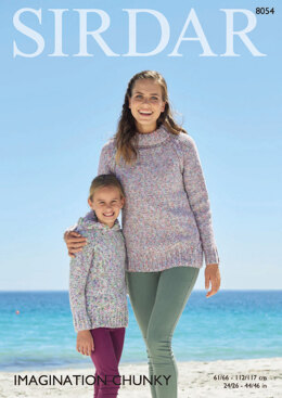 Sweaters in Sirdar Imagination Chunky - 8054 - Downloadable PDF