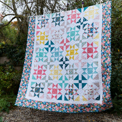 Liberty Merchant Bright's Quilt from the Emporium Collection -  Downloadable PDF
