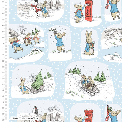 Craft Cotton Company Peter Rabbit The Most Wonderful Time of the Year - PR Christmas Toile