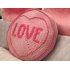 Crochet Love Heart Cushion