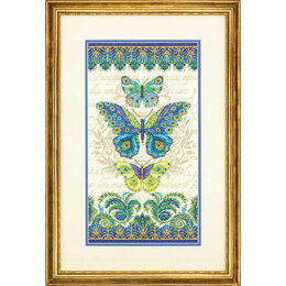 Dimensions Peacock Butterflies Cross Stitch Kit
