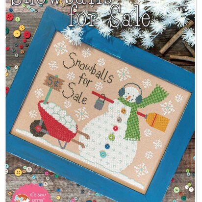 It's Sew Emma Snowballs for Sale Cross Stitch Pattern - ISE449 - Leaflet
