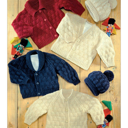 Cardigans and Hats in Sirdar Snuggly DK - 3956 - Downloadable PDF