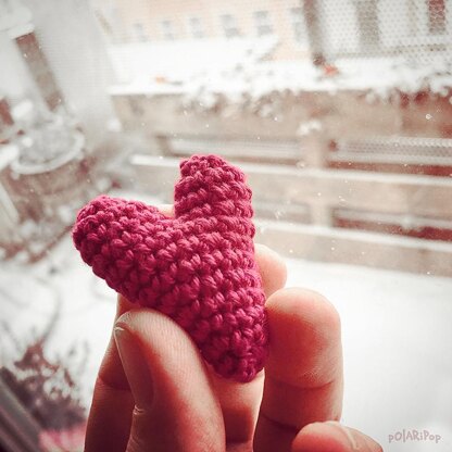Amigurumi Valentine's Day Heart Ornament