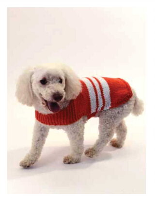 Collegiate Dog Sweater in Premier Yarns Home Cotton - Downloadable PDF