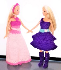 Barbie Princess and Popstar 11" & 12" doll outfits