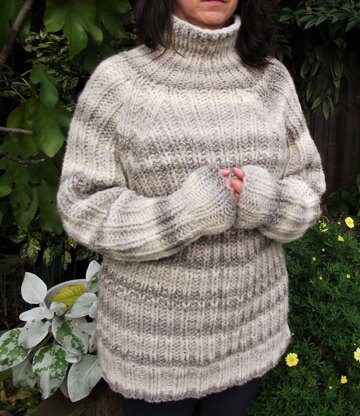Quick Knit Cosy Raglan Sweater