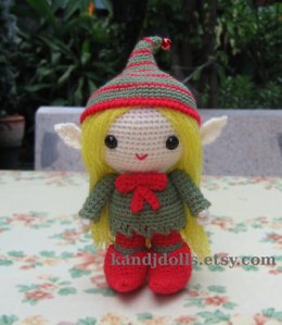 Elfy the Elf, Amigurumi crochet pattern